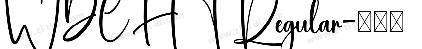 WDCHT Regular字体转换